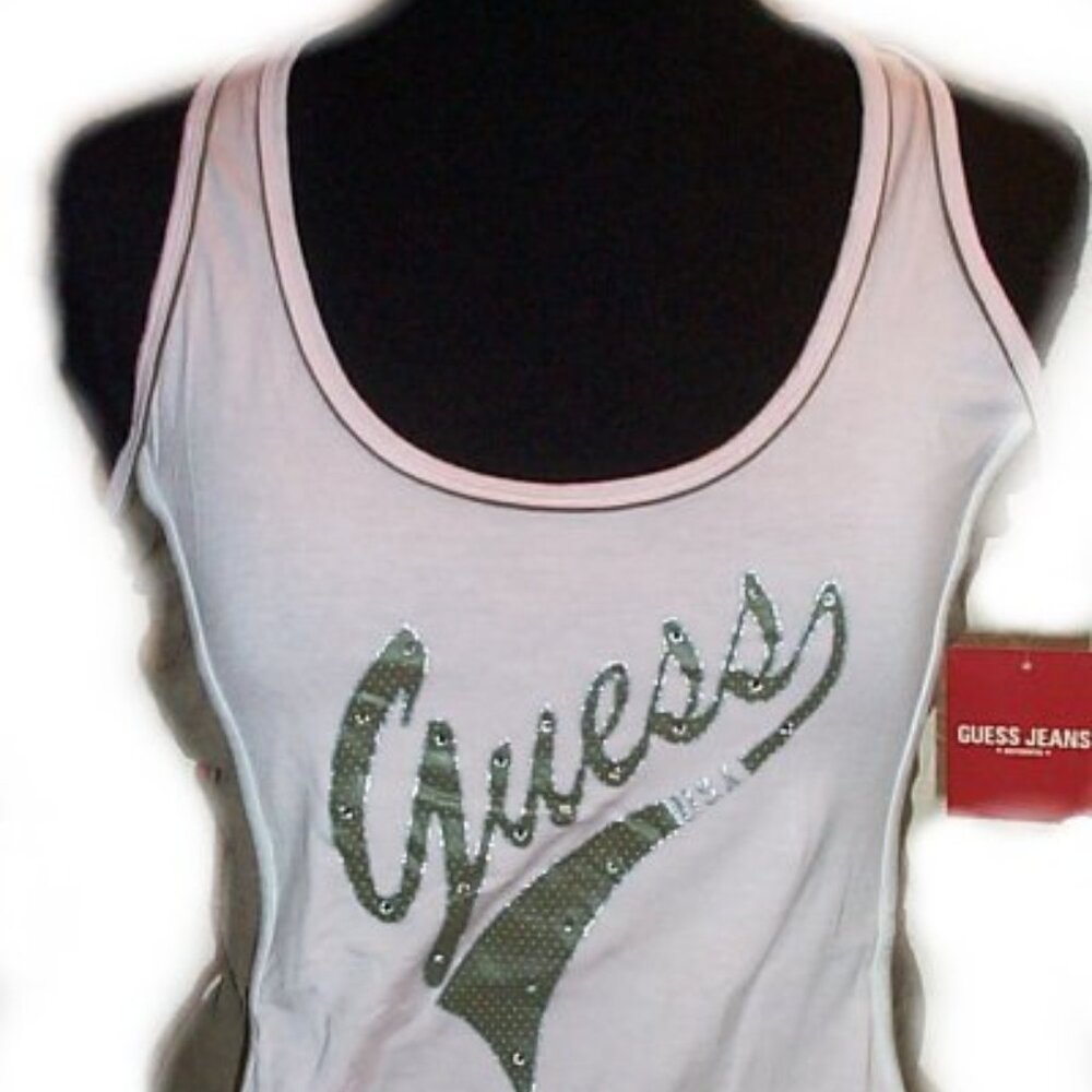 GUESS Racerback Tank Top - NEW - Picture 7 of 8